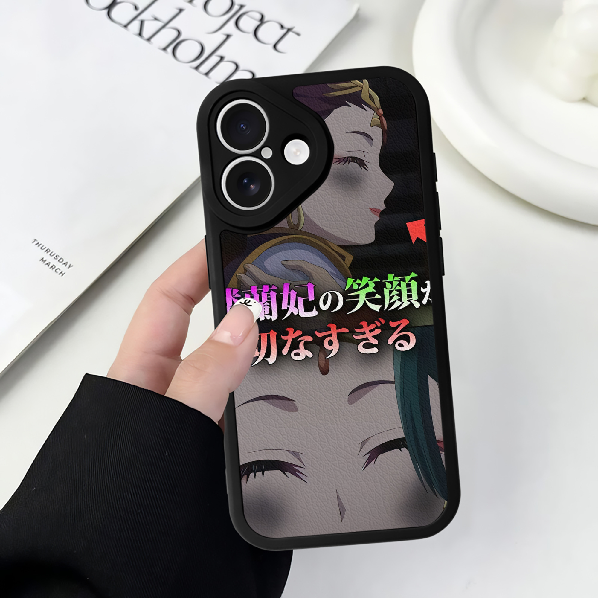 薬屋のひとりごと The Apothecary Diaries 【iPhone 16シリーズ対応】シリコンスマホケース（レザー調） 材質：シリコン